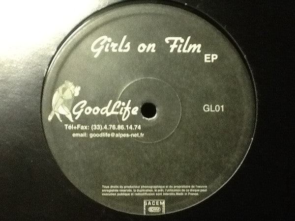 The Hacker : Girls On Film EP (12", EP)