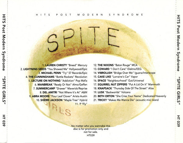 Various : Spite Girls (CD, Comp, Promo)