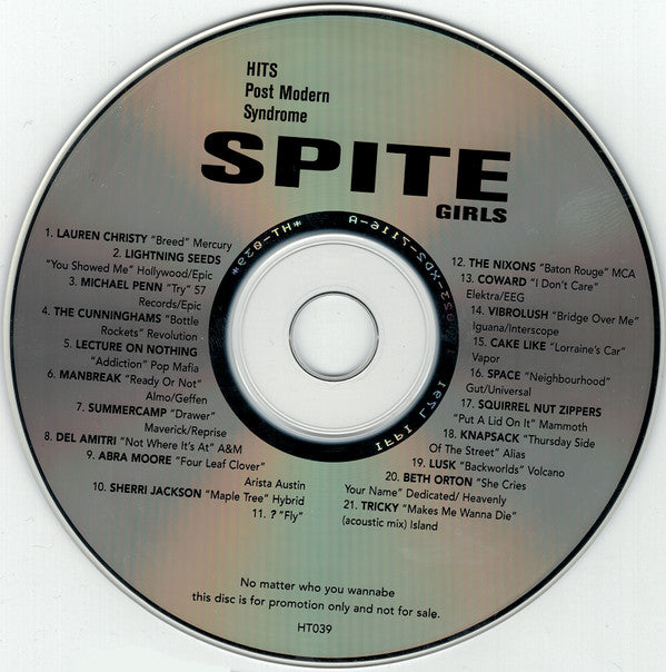 Various : Spite Girls (CD, Comp, Promo)