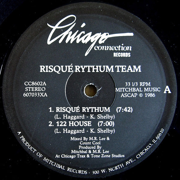 Risqué Rhythm Team : Risqué Rythum (12")