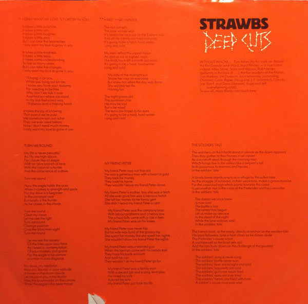 Strawbs : Deep Cuts (LP, Album, All)