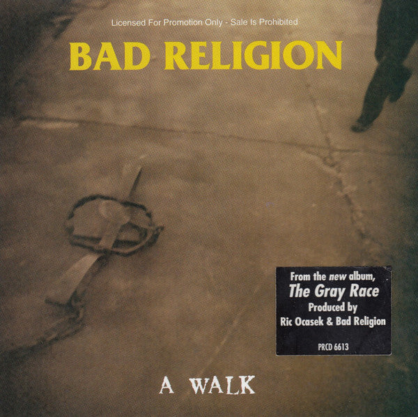 Bad Religion : A Walk (CD, Single, Promo)
