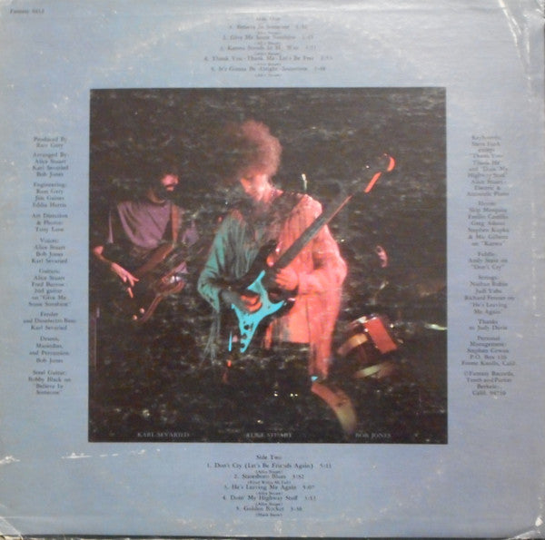Alice Stuart And Snake : Believing (LP, Album, Promo)