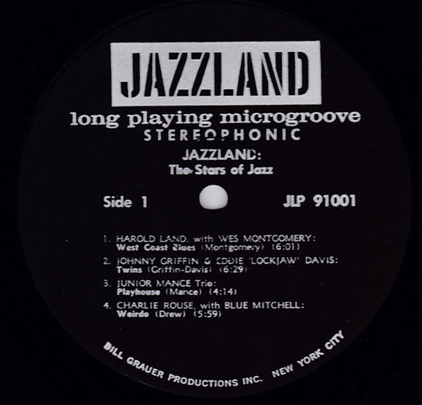 Various : Jazzland: The Stars Of Jazz 1961 (LP, Comp)