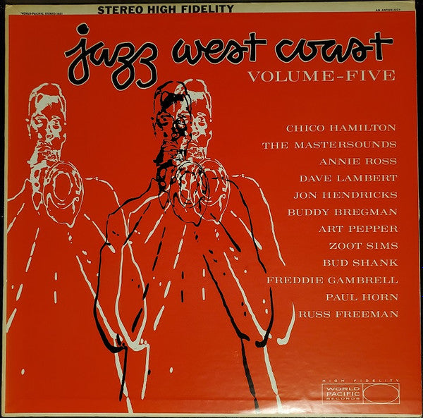 Various : Jazz West Coast Volume-Five  (LP, Comp)