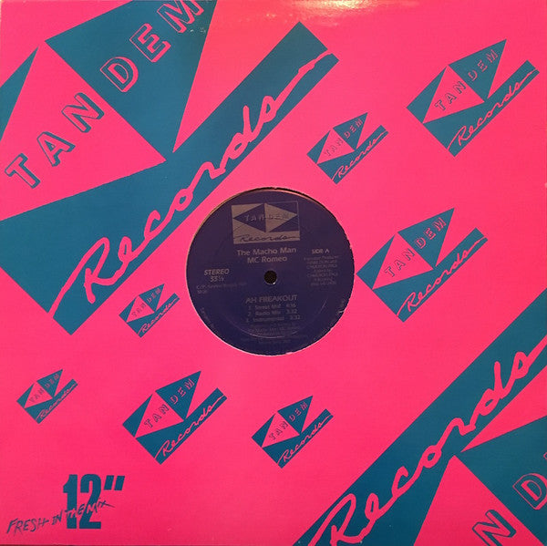 The Macho Man MC Romeo : AH Freakout (12")