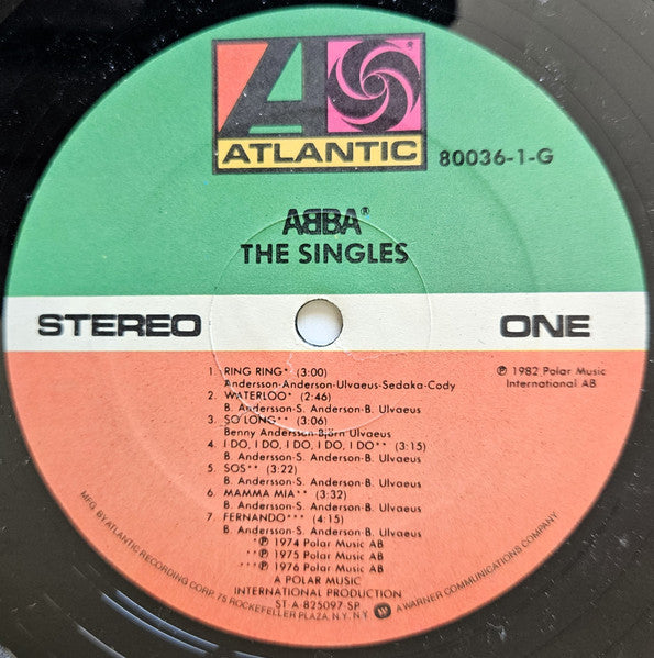 ABBA : The Singles (The First Ten Years) (2xLP, Comp, Spe)