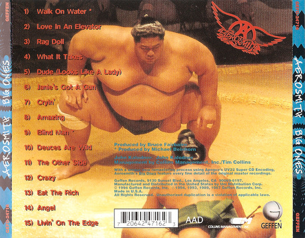 Aerosmith : Big Ones (CD, Comp, RE, Mat)