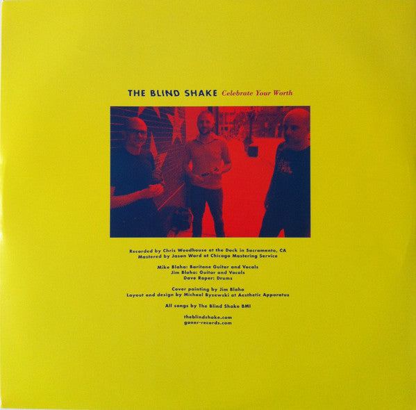 The Blind Shake : Celebrate Your Worth (LP, Album, 150)