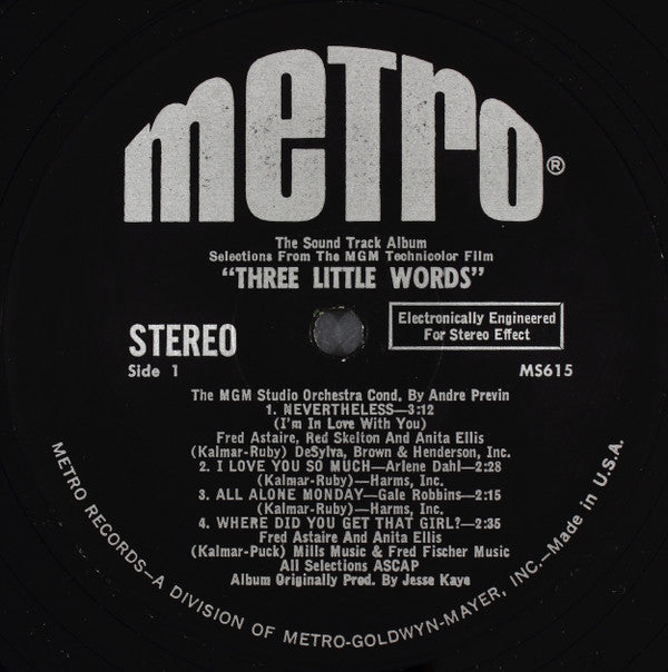Various : Three Little Words (LP, Album)