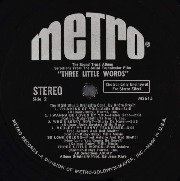 Various : Three Little Words (LP, Album)