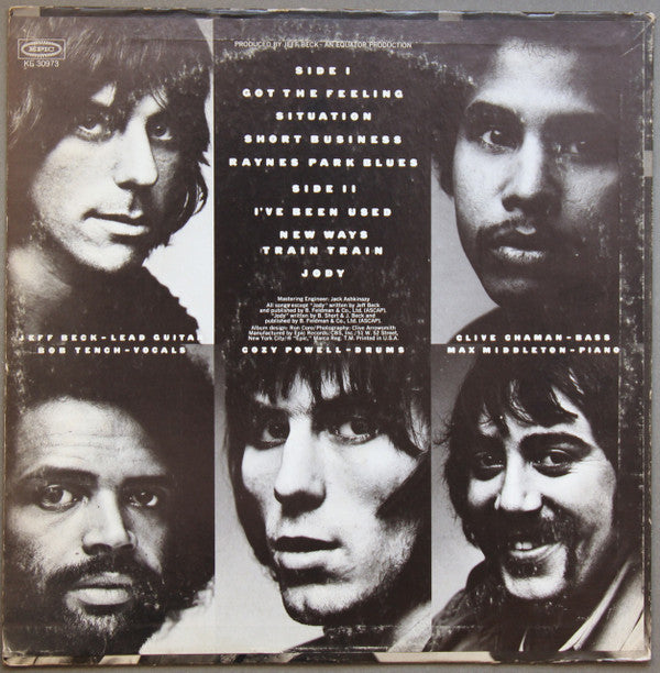 Jeff Beck Group : Rough And Ready (LP, Album, Pit)