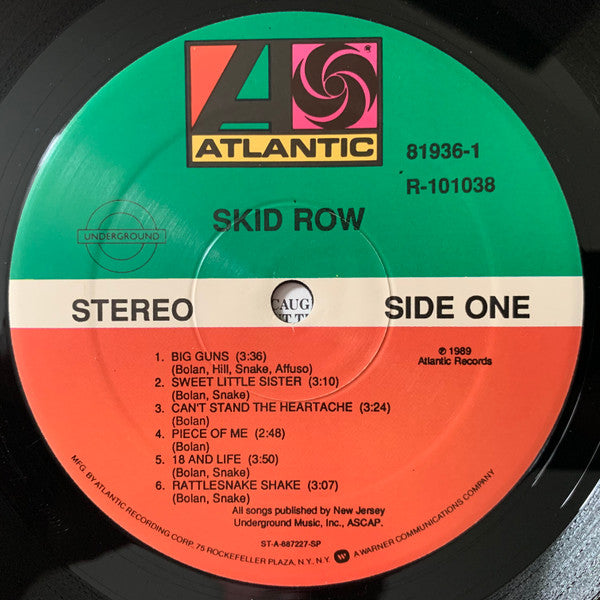 Skid Row : Skid Row (LP, Album, Club)