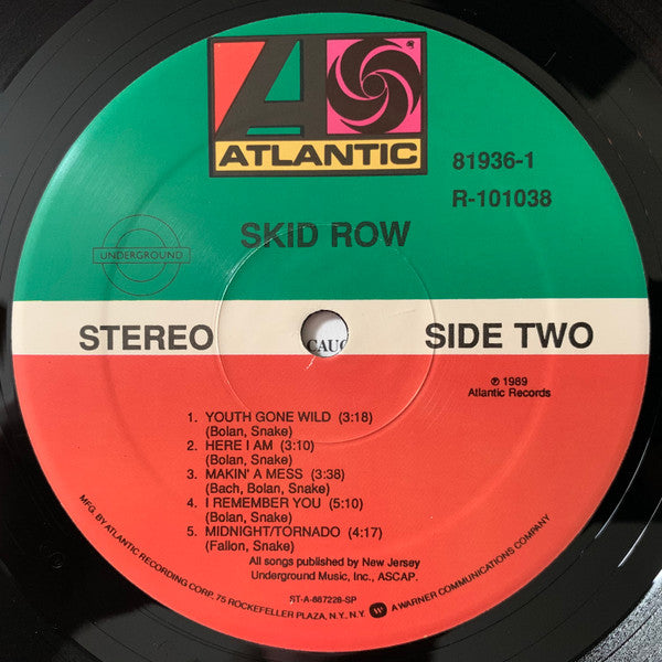 Skid Row : Skid Row (LP, Album, Club)