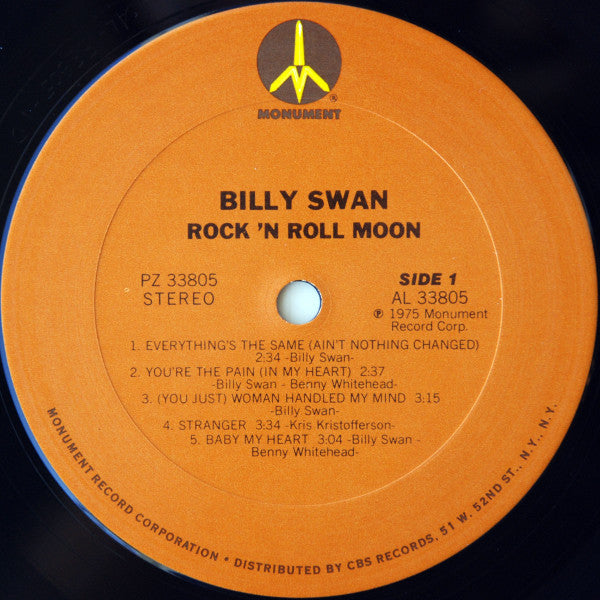 Billy Swan : Rock 'n' Roll Moon (LP, Album, San)