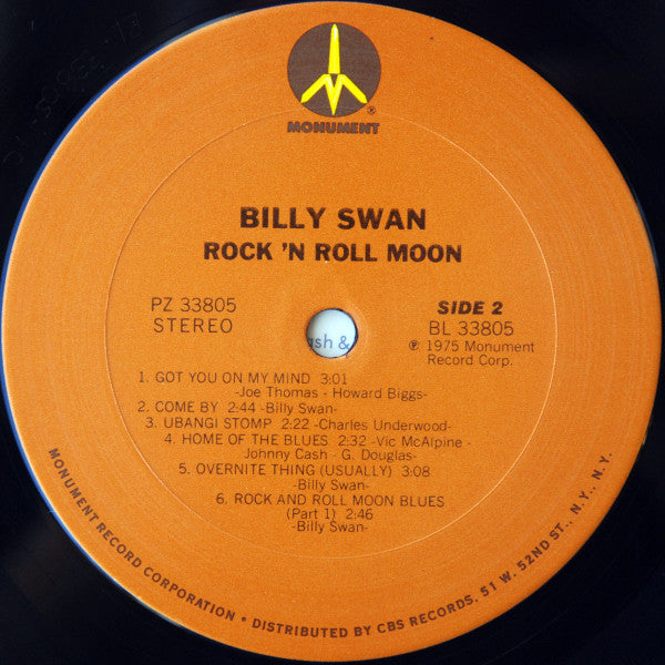 Billy Swan : Rock 'n' Roll Moon (LP, Album, San)
