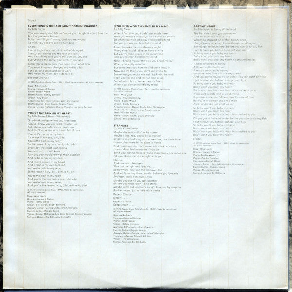 Billy Swan : Rock 'n' Roll Moon (LP, Album, San)