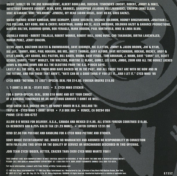 Cyco Miko : Lost My Brain! (Once Again) (CD, Album)