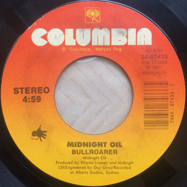Midnight Oil : Beds Are Burning (7", Single)