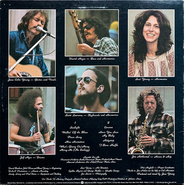 Jesse Colin Young : On The Road (LP, Album, Win)