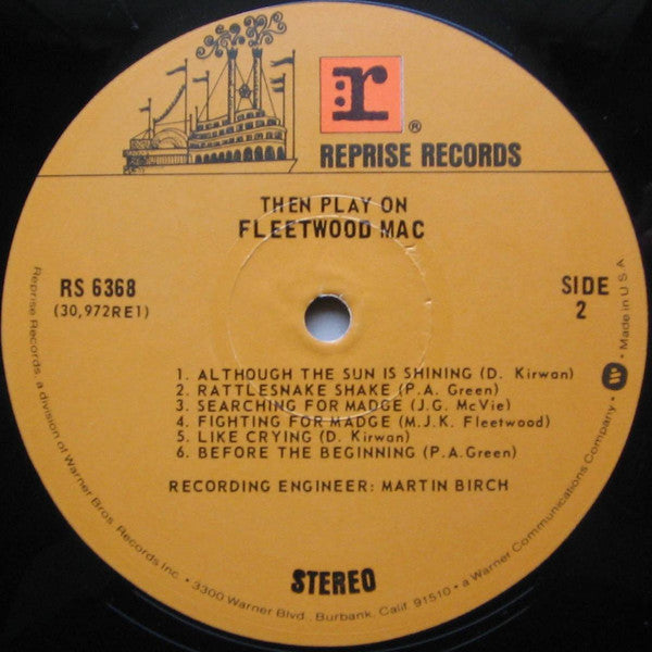 Fleetwood Mac : Then Play On (LP, Album, RE, Los)