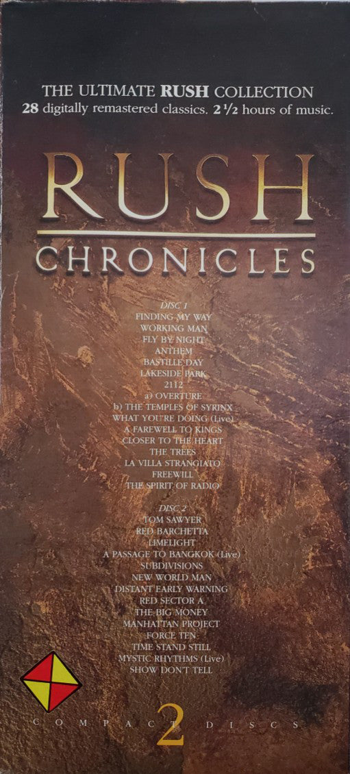 Rush : Chronicles (2xCD, Comp, PDO)