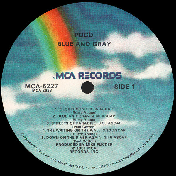 Poco (3) : Blue And Gray (LP, Album)