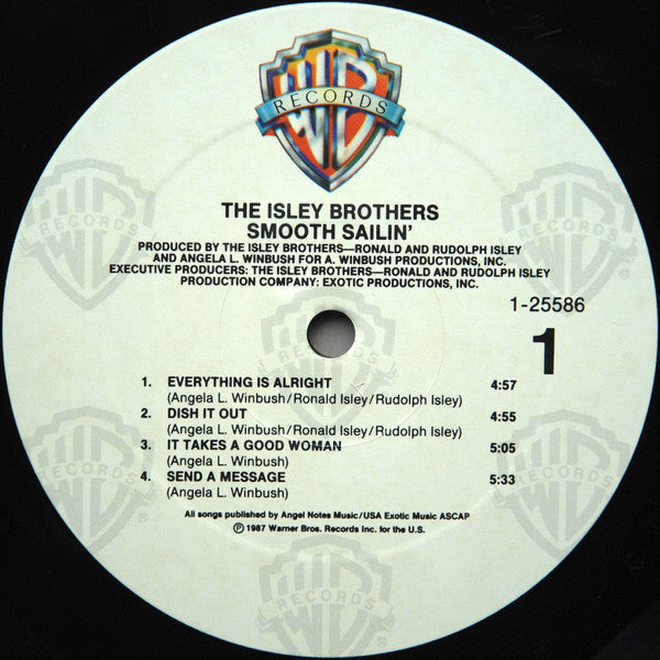 The Isley Brothers : Smooth Sailin' (LP, Album, All)