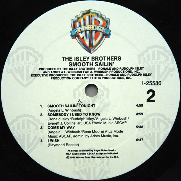 The Isley Brothers : Smooth Sailin' (LP, Album, All)