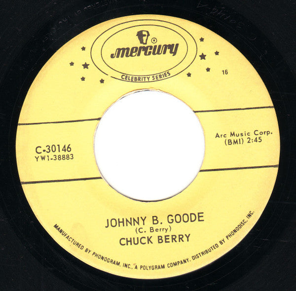 Chuck Berry : Johnny B. Goode / Rock And Roll Music (7", Single, RE, EMW)