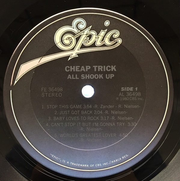 Cheap Trick : All Shook Up (LP, Album, Ter)