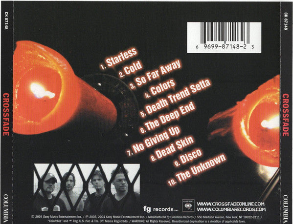 Crossfade (5) : Crossfade (CD, Album, Enh)