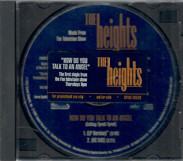 The Heights : How Do You Talk To An Angel (CD, Single, Promo)