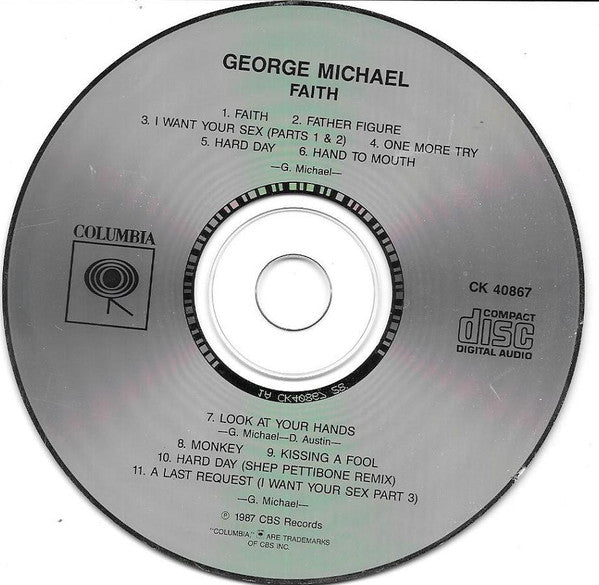 George Michael : Faith (CD, Album, RP, Pit)