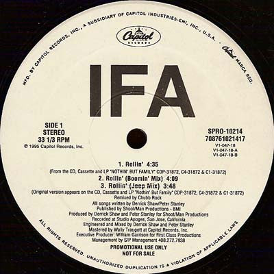 IFA (2) : Rollin' (12", Promo)