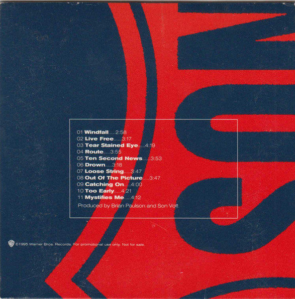 Son Volt : Trace (CD, Advance, Album, Promo)