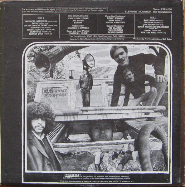 The Youngbloods : Elephant Mountain (LP, Album, RE, Ind)