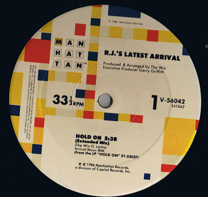 R.J.'s Latest Arrival : Hold On (12")