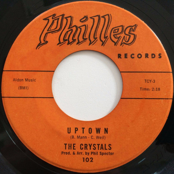 The Crystals : Uptown (7", Single)