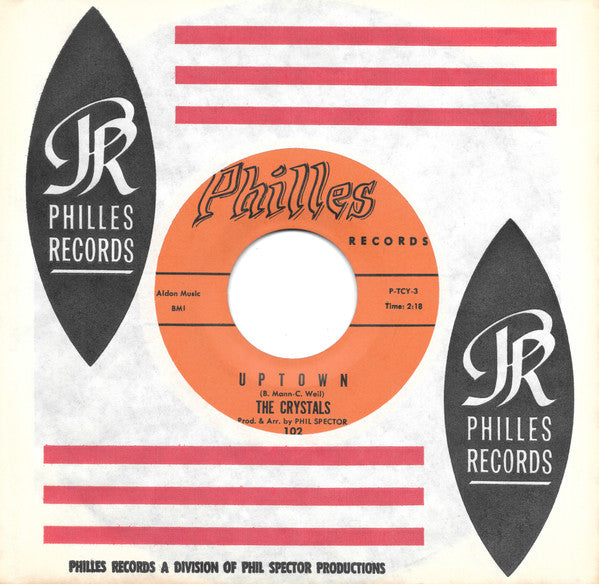 The Crystals : Uptown (7", Single)