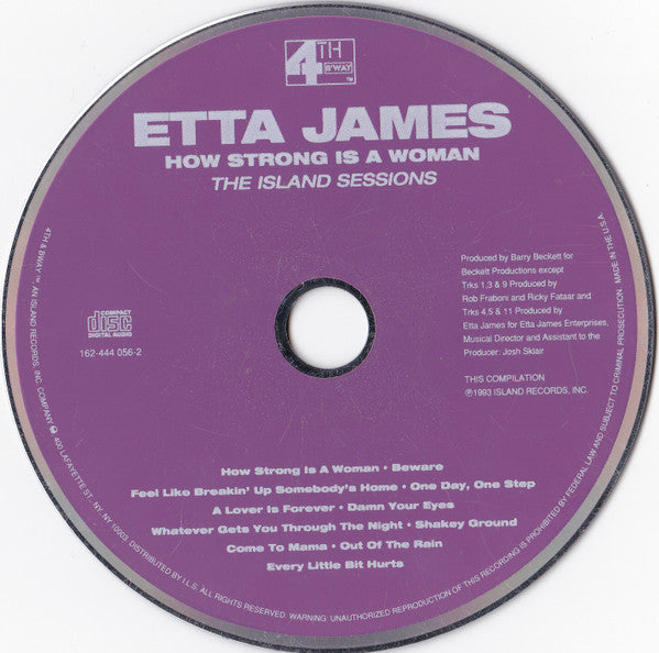 Etta James : How Strong Is A Woman (The Island Sessions) (CD, Comp)
