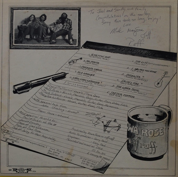 Iowa Rose : Steppin' Out (LP, Album)