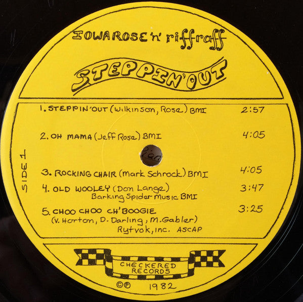 Iowa Rose : Steppin' Out (LP, Album)