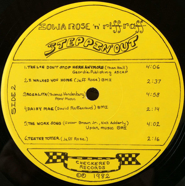 Iowa Rose : Steppin' Out (LP, Album)