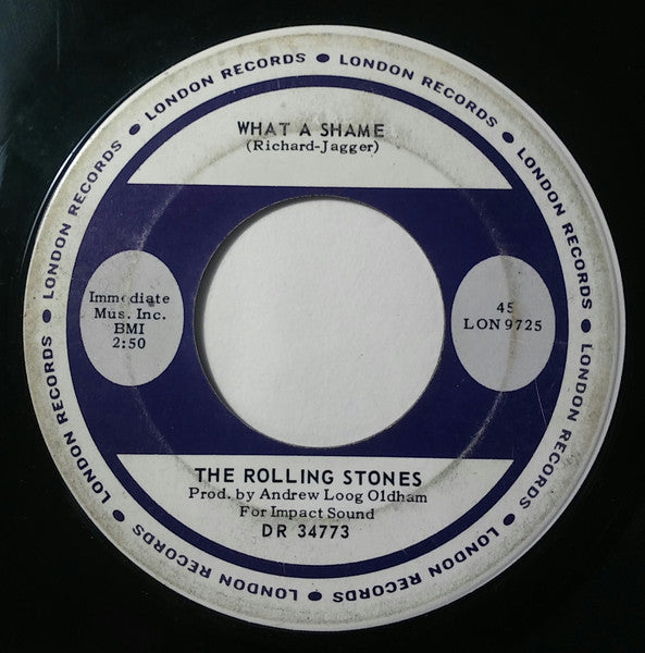 The Rolling Stones : Heart Of Stone (7", Single)