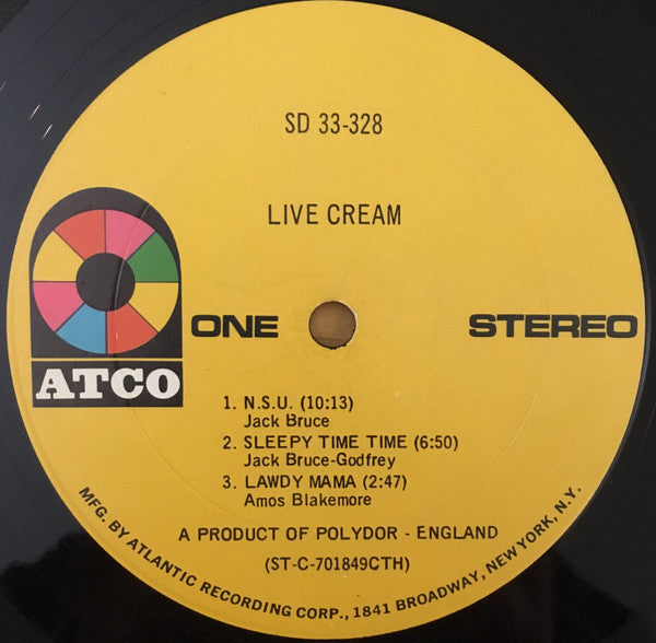 Cream (2) : Live Cream (LP, Album, Ter)