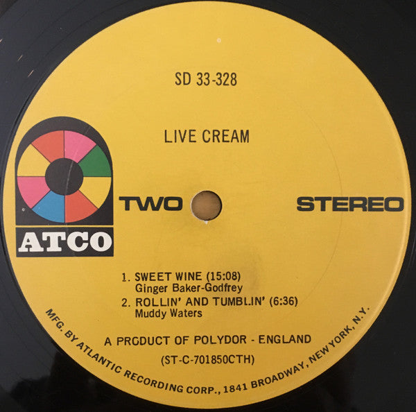 Cream (2) : Live Cream (LP, Album, Ter)