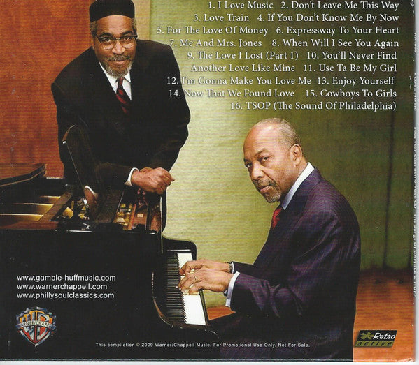 Various : I Love Music (The Songs Of Gamble & Huff) (CD, Comp, Promo)