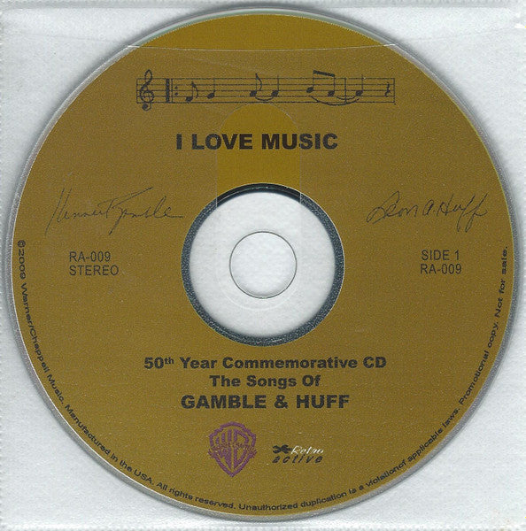 Various : I Love Music (The Songs Of Gamble & Huff) (CD, Comp, Promo)