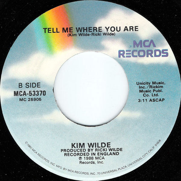 Kim Wilde : You Came (7", Single)